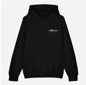 Naturch heavyweight hoodie in black